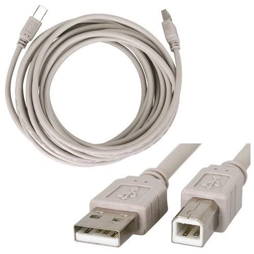 15ft USB 2.0 Extension & 10ft A Male/B Male Cable for Epson Stylus Photo 1280 Inkjet Printer\ 